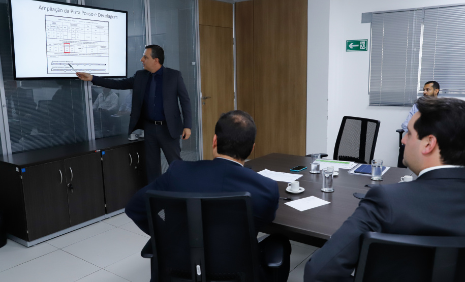 O governador Carlos Massa Ratinho Junior e o secretário nacional de Aviação Civil, Ronei Glanzmann, anunciaram nesta terça-feira (6), em Brasília, que a ampliação da pista do Aeroporto Internacional de Foz do Iguaçu (Cataratas) será feita antes da concessão para a iniciativa privada.