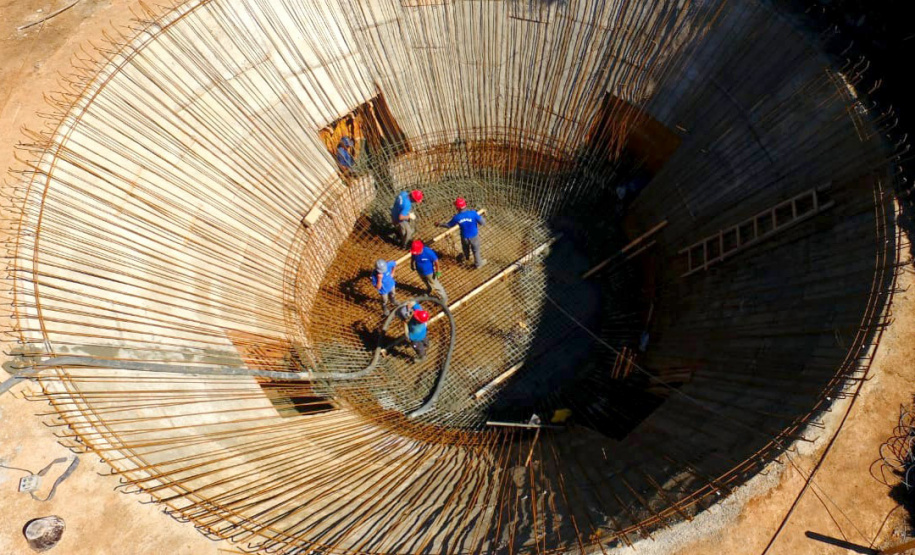 A Sanepar investe R$ 2,8 milhões na ampliação da capacidade da Estação de Tratamento de Esgoto Horst, de Imbituva, recursos destinados também à implantação de uma tecnologia de pós-tratamento mais completa que atende os mais rigorosos parâmetros da legislação. Foto: Divulgação/Sanepar