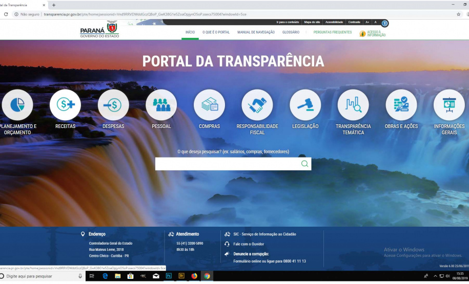 Aumenta em 26% a procura no Portal da Transparência