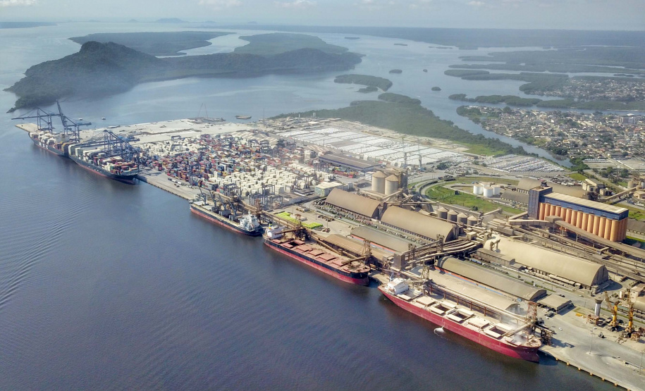 Porto de Paranaguá testa projeto do Ministério da Agricultura. Foto:José Fernando Ogura/ANPr