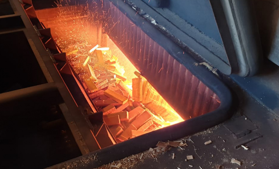 Polícia Civil incinera 7,7 toneladas de drogas. Foto: Divulgação/Polícia Civil