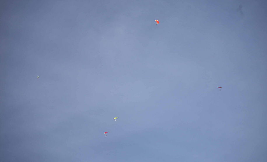 Paraquedismo. Foto: José Fernando Ogura/AEN