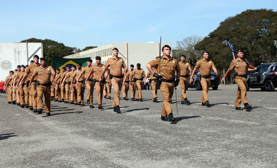 São José dos Pinhais, 09 de agosto de 2019. Solenidade alusiva ao Aniversário da PMPR.