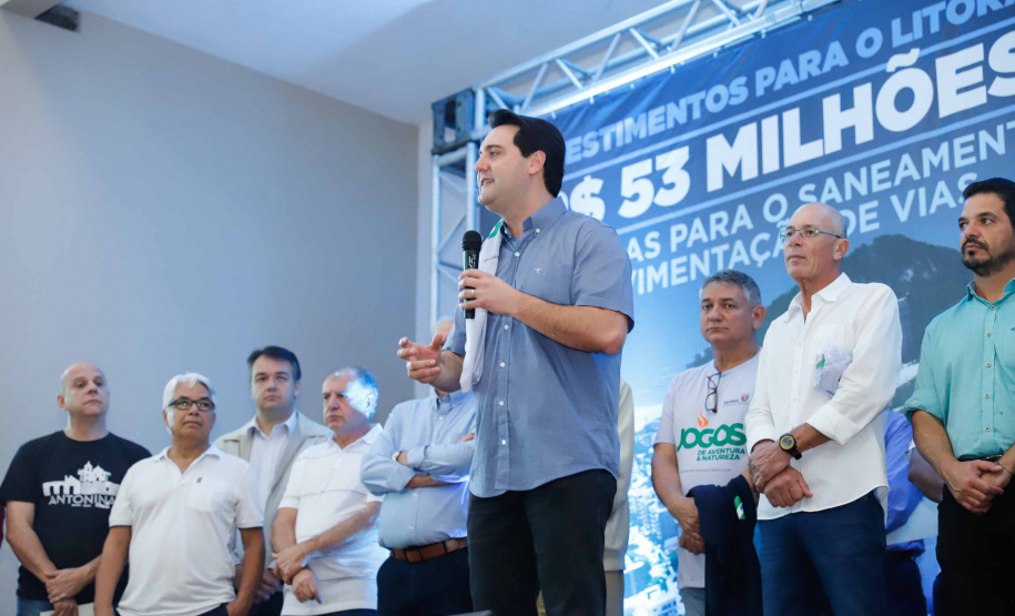 Os investimentos do Governo do Estado no Litoral somam R$ 57,5 milhões. O governador Carlos Massa Ratinho Junior esteve neste sábado (10) em Matinhos para a entrega oficial de obras de saneamento que somam R$ 50 milhões.