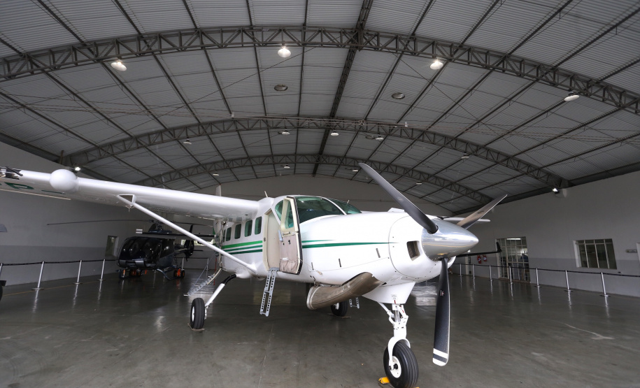 A Casa Militar administra a frota de aeronaves do Estado. Por determinação do governador Carlos Massa Ratinho Junior, elas devem ser usadas pelo Poder Executivo em viagens oficiais, mas também devem atender qualquer emergência médica, missões de busca e salvamento e a central de transplantes de órgãos.Foto: José Fernando Ogura/AEN