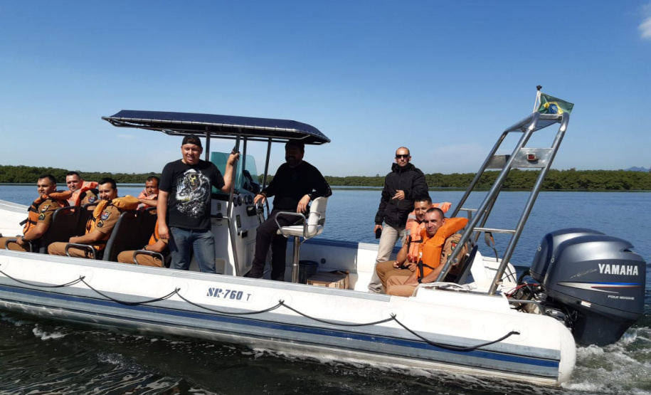 Polícia Militar lança projeto de patrulhamento costeiro no Litoral do estado. Foto: Divulgação/PMPR