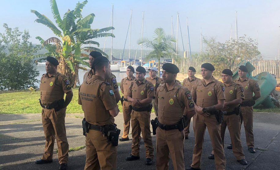 Polícia Militar lança projeto de patrulhamento costeiro no Litoral do estado. Foto: Divulgação/PMPR