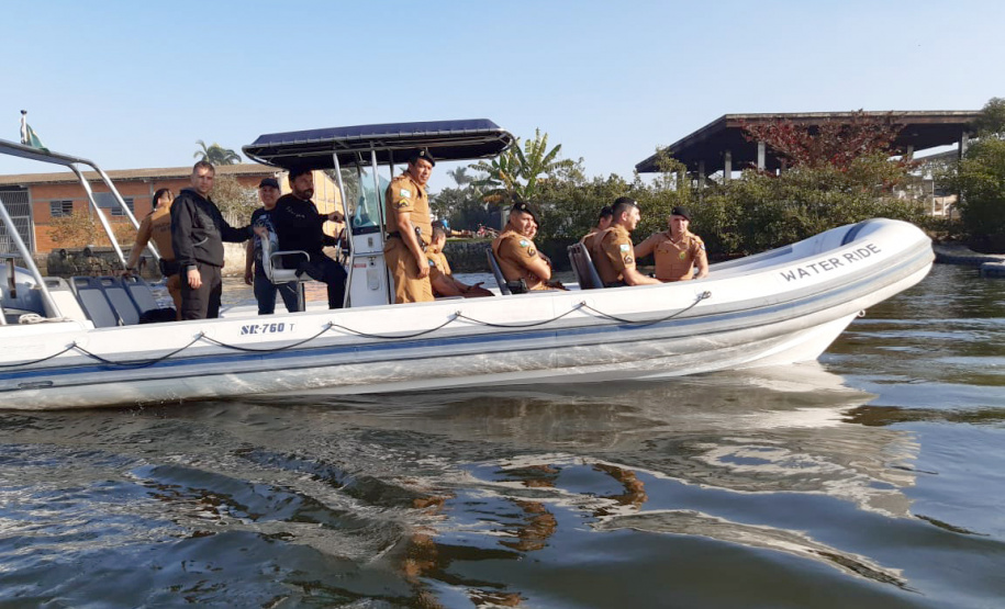 Polícia Militar lança projeto de patrulhamento costeiro no Litoral do estado. Foto: Divulgação/PMPR