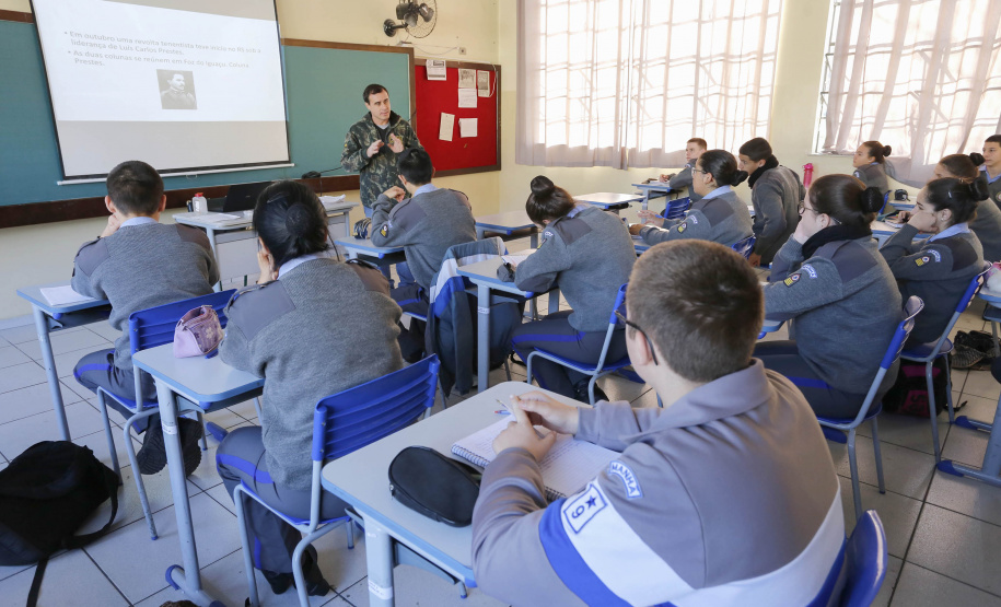 Inscrições para o processo seletivo do Colégio da Polícia Militar estão abertas. Foto: Arquivo/AEN