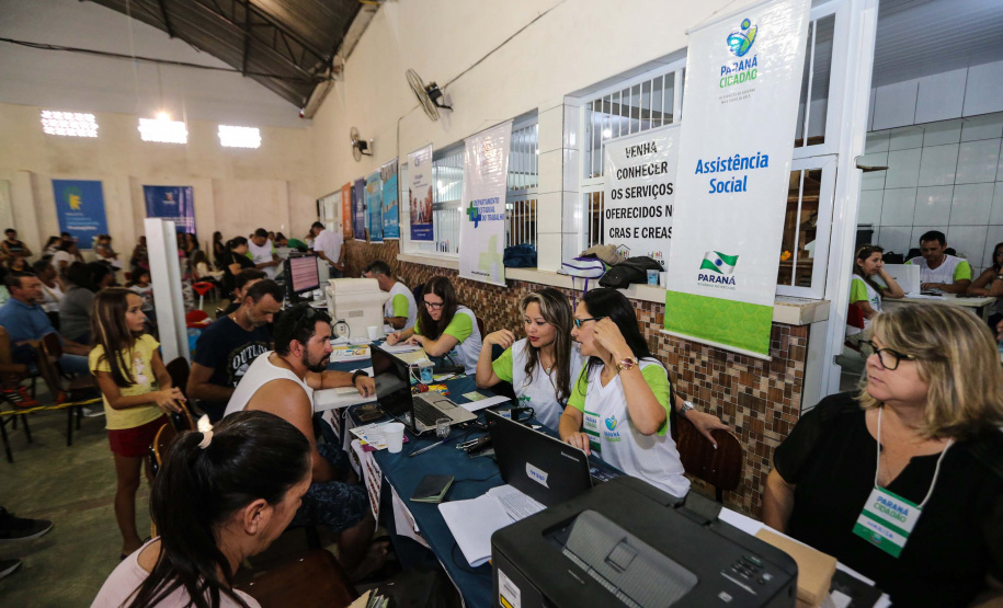 Feira de serviços gratuitos começa em Rondon nesta quarta-feira. Foto: Geraldo Bubniak/AEN