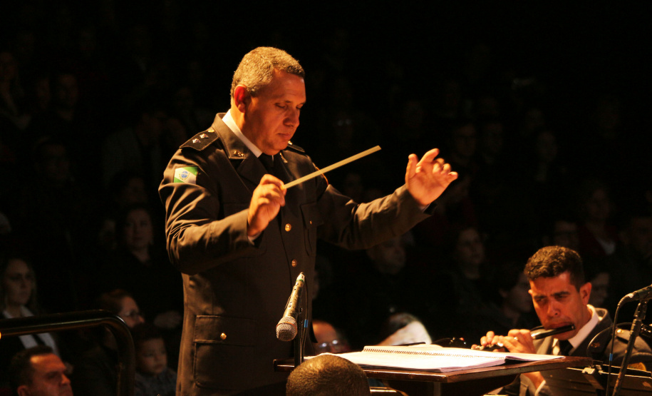 Curitiba, 12 de agosto de 2019. Concerto da Banda de Música da PMPR.