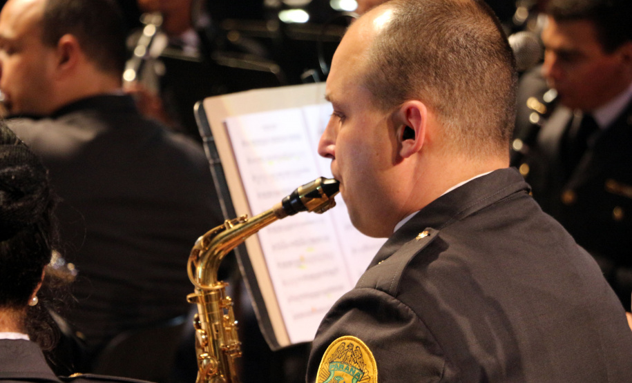 Curitiba, 12 de agosto de 2019. Concerto da Banda de Música da PMPR.