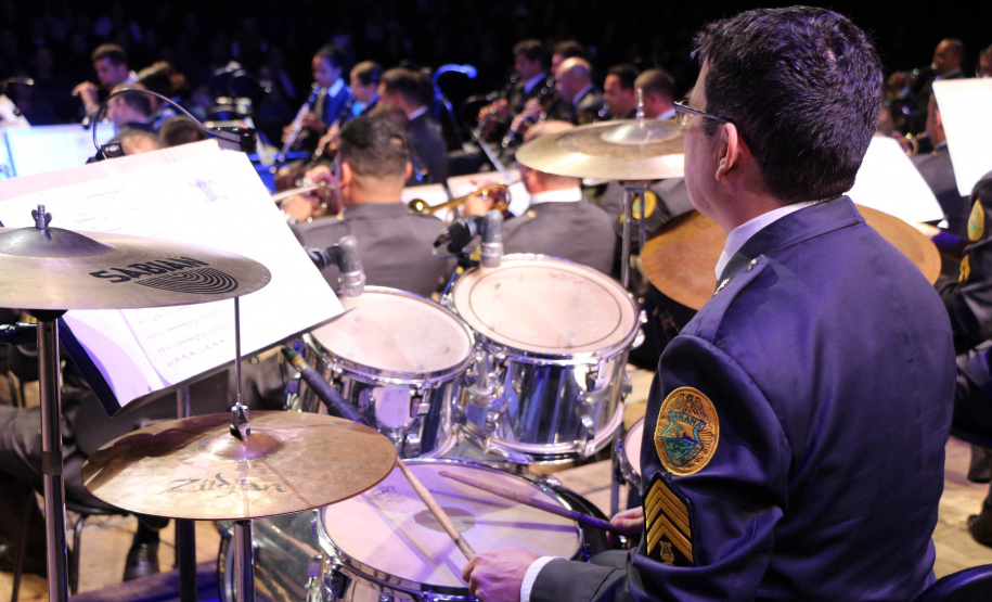 Curitiba, 12 de agosto de 2019. Concerto da Banda de Música da PMPR.