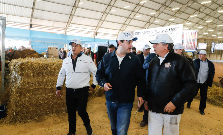 O governador Carlos Massa Ratinho Junior reforçou nesta quinta-feira (15), na Agroleite, em Castro, a necessidade de o Paraná agregar tecnologia e industrialização à produção do leite, mantendo o Estado em uma posição de destaque no País. Em sua 19ª edição, a feira é uma das principais vitrines do Brasil de novas tecnologias para o setor.