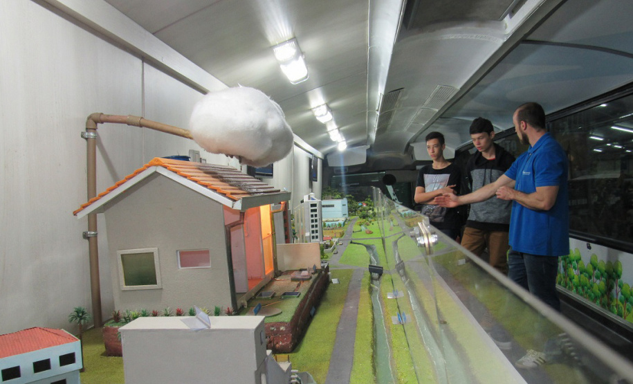 Sanepar apresenta projeto de educação ambiental em Cascavel. Foto: Sanepar