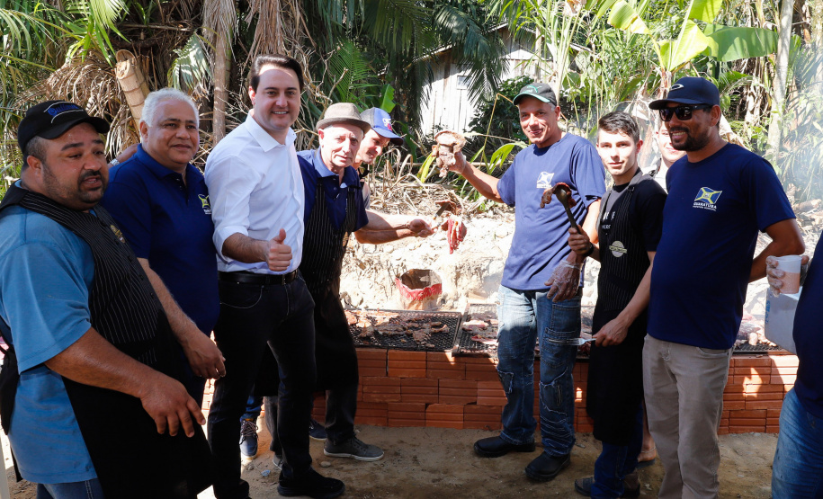 O governador Carlos Massa Ratinho Junior e o prefeito de Guaratuba, Roberto Justus, inauguraram a ponte sobre o Rio Cubatão, em Guaratuba.