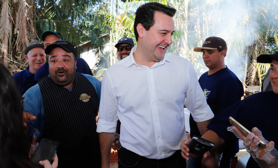 O governador Carlos Massa Ratinho Junior e o prefeito de Guaratuba, Roberto Justus, inauguraram a ponte sobre o Rio Cubatão, em Guaratuba.