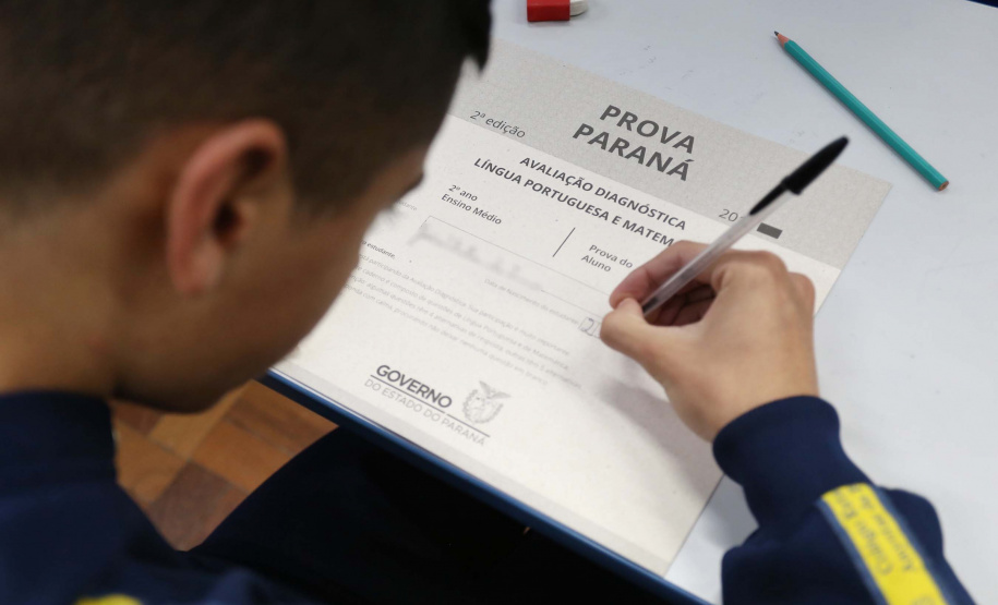 Balanço divulgado nessa semana mostra que a Prova Paraná, avaliação diagnóstica ofertada pelo Governo do Estado por meio da Secretaria de Estado da Educação e do Esporte, teve maior número de participantes em sua segunda edição, aplicada antes do recesso escolar. Foto: José Fernando Ogura/AEN