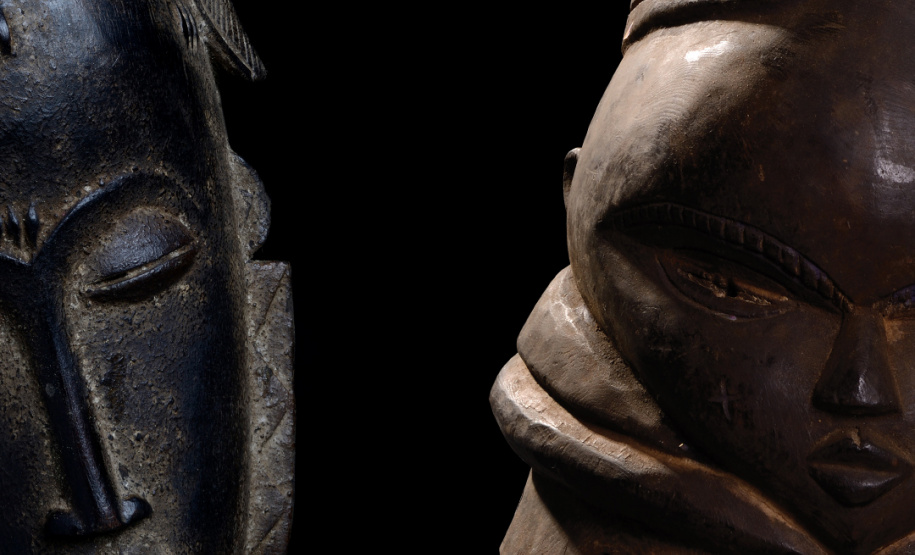 Na terça-feira, 20/8, acontecerá no Museu Oscar Niemeyer mais um encontro do programa Arte Para Maiores. Desta vez, a mediação será na exposição “África: Mãe de Todos Nós”, que reúne uma significativa coleção de máscaras africanas. Foto: Divulgação/MON