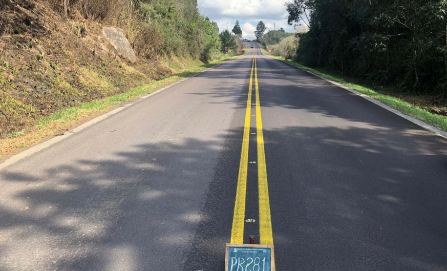 Três rodovias da Região Metropolitana de Curitiba, próximas a Santa Catarina, estão sendo recuperadas pelo Departamento de Estradas de Rodagem do Paraná (DER/PR)