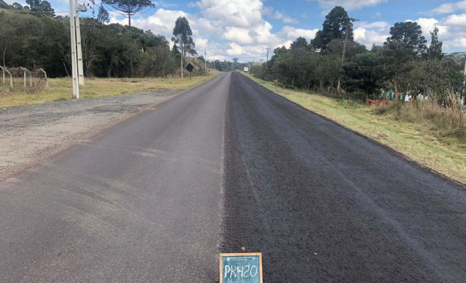 Três rodovias da Região Metropolitana de Curitiba, próximas a Santa Catarina, estão sendo recuperadas pelo Departamento de Estradas de Rodagem do Paraná (DER/PR)