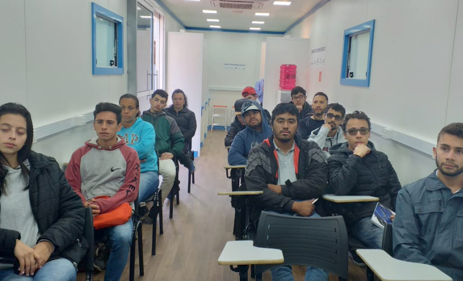 Carretas do Conhecimento formam mais 148 alunos em agosto. Foto: Divulgação/SEJUF