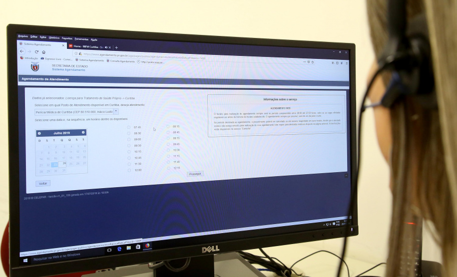 Agendamento de perícia para servidores de Curitiba será apenas pela internet. Foto: Jaelson Lucas/AEN