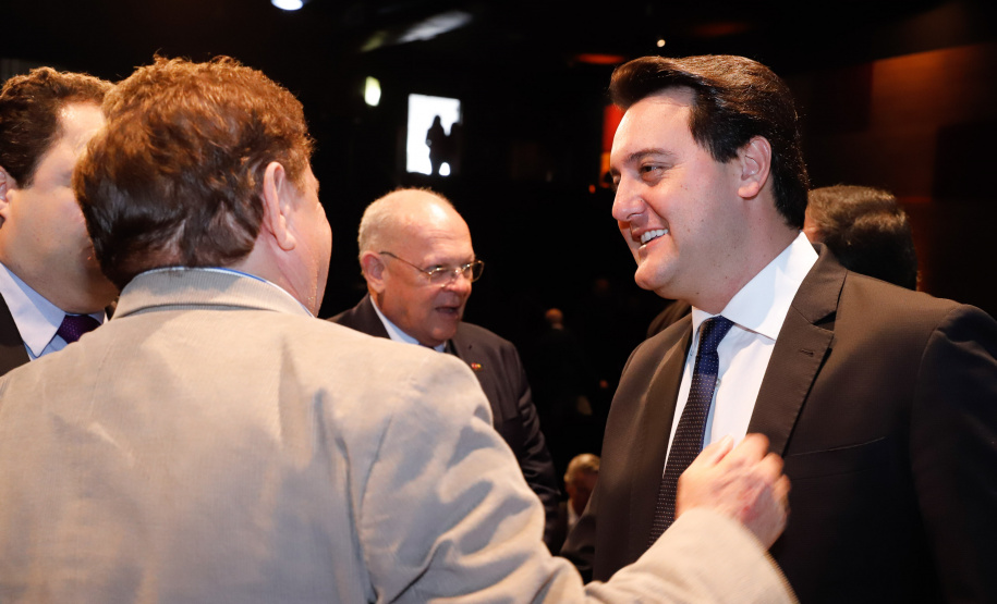 O governador Carlos Massa Ratinho Junior participa da abertura do III Forum Gestão Pública FACIAP, Caminhos do Crescimento.