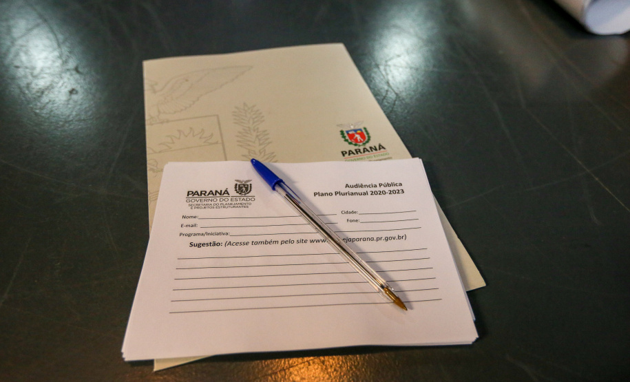 Primeira audiência pública do Plano Plurianual 2020-2023. O encontro acontece no auditório do Museu Oscar Niemeyer, em Curitiba.  Curitiba, 21/08/2019 -Foto: Geraldo Bubniak/AEN