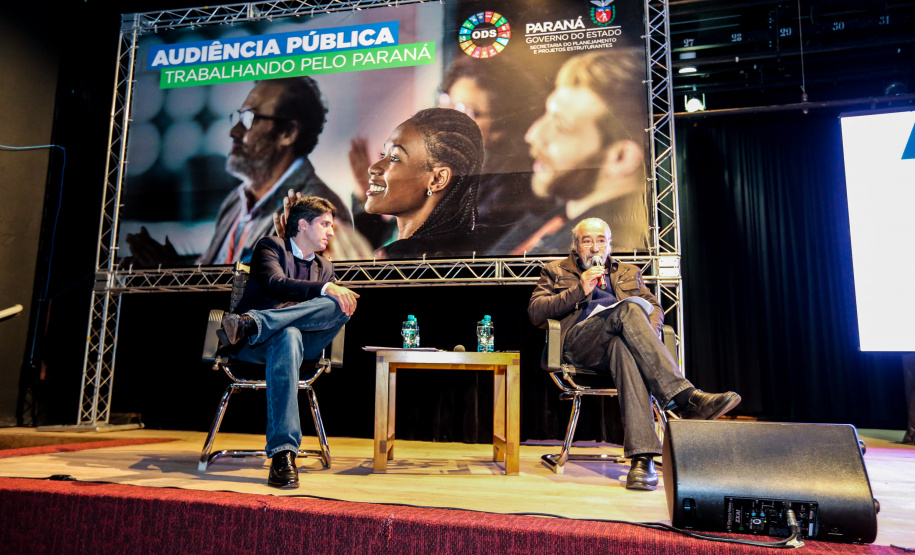 Abertura da primeira audiência pública do Plano Plurianual 2020-2023. O encontro acontece no auditório do Museu Oscar Niemeyer, em Curitiba.  Curitiba, 21/08/2019 -Foto: Geraldo Bubniak/AEN