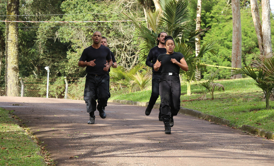 São Jose dos Pinhais, 25 de agosto de 2019. Desafio Soldado de Aço. Foto: Divulgação/PMPR