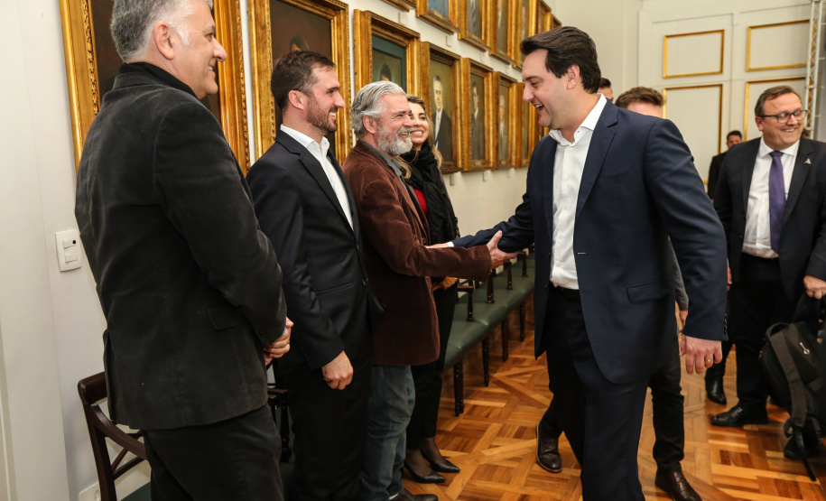 O governador Carlos Massa Ratinho Junior libera nesta segunda-feira (26), em evento no Palácio Iguaçu, suplementação orçamentária para universidades estaduais. Curitiba, 26/08/2019 -Foto: Geraldo Bubniak/AEN