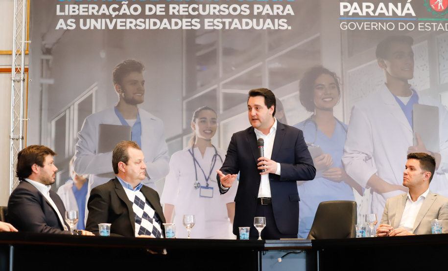 Governador Carlos Massa Ratinho Junior libera suplementação orçamentária para universidades estaduais. Curitiba, 26/08/2019