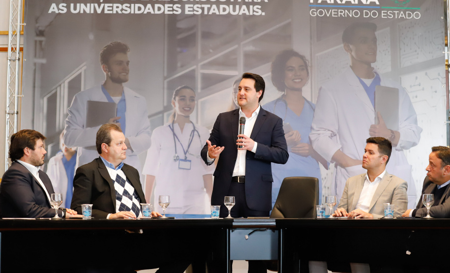 Governador Carlos Massa Ratinho Junior libera suplementação orçamentária para universidades estaduais. Curitiba, 26/08/2019