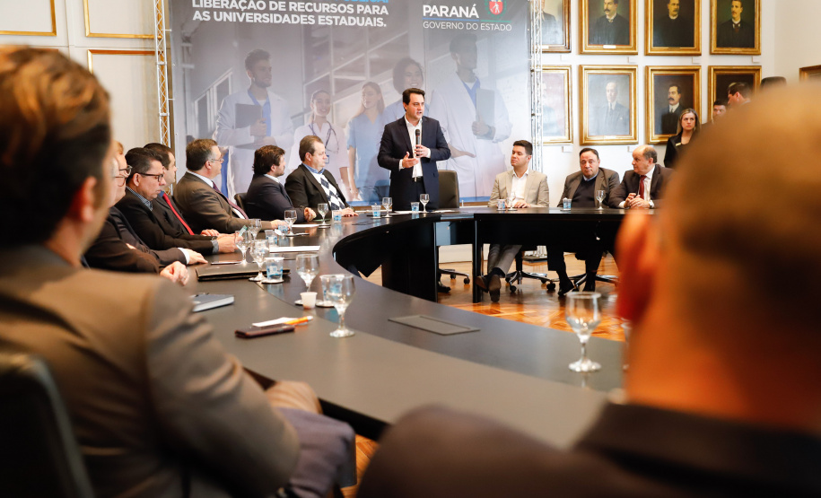 Governador Carlos Massa Ratinho Junior libera suplementação orçamentária para universidades estaduais. Curitiba, 26/08/2019