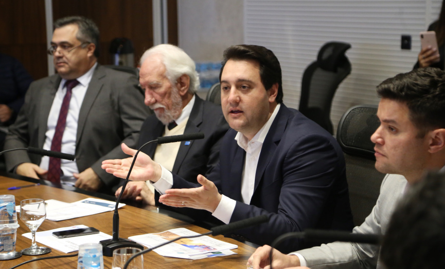 Governador Carlos Massa Ratinho Junior apresenta Banco de Projetos. Curitiba, 26/08/2019. Foto: José Fernando Ogura/AEN