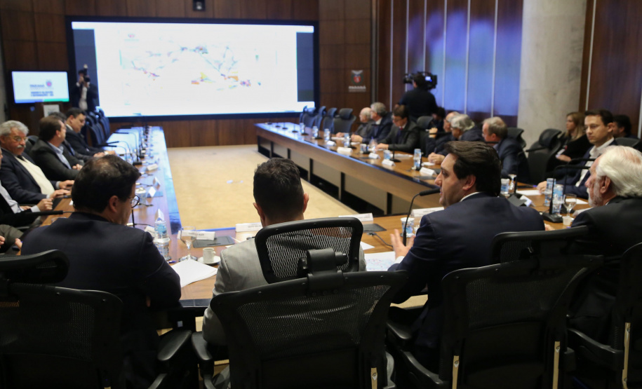 Governador Carlos Massa Ratinho Junior apresenta Banco de Projetos. Curitiba, 26/08/2019. Foto: José Fernando Ogura/AEN