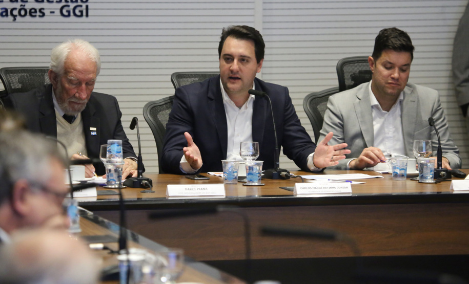 Governador Carlos Massa Ratinho Junior apresenta Banco de Projetos. Curitiba, 26/08/2019. Foto: José Fernando Ogura/AEN