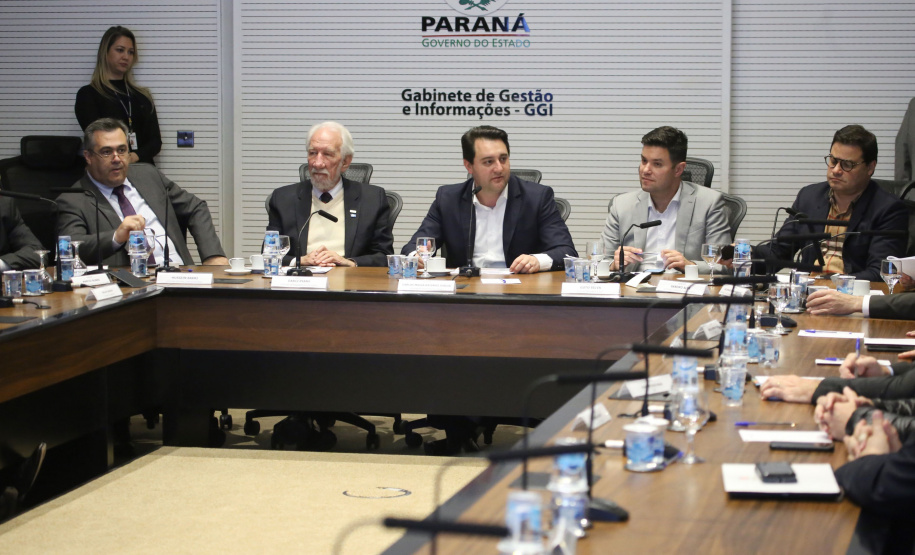 Governador Carlos Massa Ratinho Junior apresenta Banco de Projetos. Curitiba, 26/08/2019. Foto: José Fernando Ogura/AEN