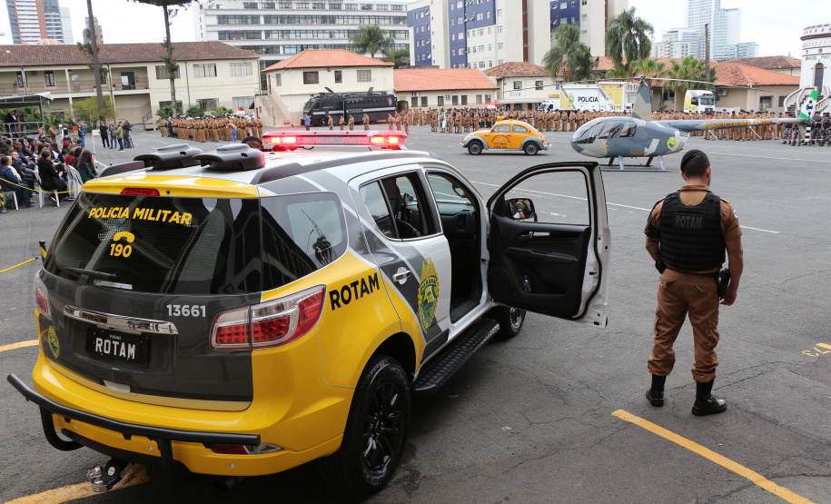 Curitiba, 28 de agosto de 2019.  Policiais Militares promovidos em 10 de agosto são homenageados.