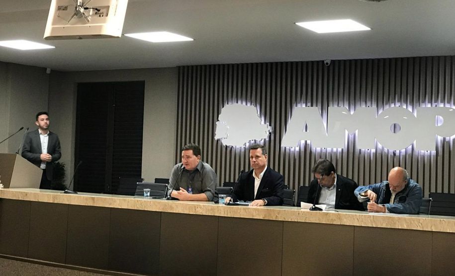 O Governo do Paraná, por meio da Secretaria de Estado do Planejamento e Projetos Estruturantes, realizou a quinta audiência pública do Plano Plurianual 2020-2023. O encontro foi nesta quinta-feira (29), em Cascavel, no auditório da Associação dos Municípios do Oeste do Paraná (Amop) e reuniu produtores rurais, lideranças do agronegócio e autoridades.
Curitiba, 29/08/2019 - Foto: Divulgação SEPL