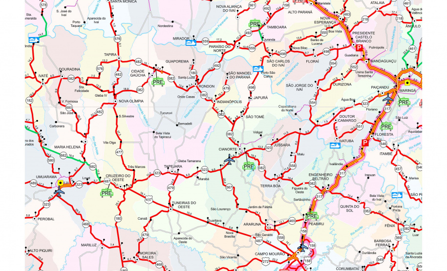Nova detonação de rocha na PR-323 acontece na segunda-feira. Foto: DER