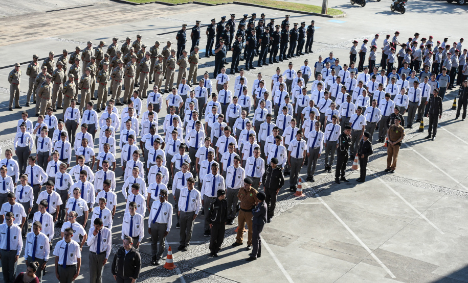 O governador Carlos Massa Ratinho Junior participa nesta sexta-feira (30) da Abertura da Semana da Pátria no Palácio Iguaçu, em Curitiba. 30/08/2019 -Foto: Geraldo Bubniak/AEN