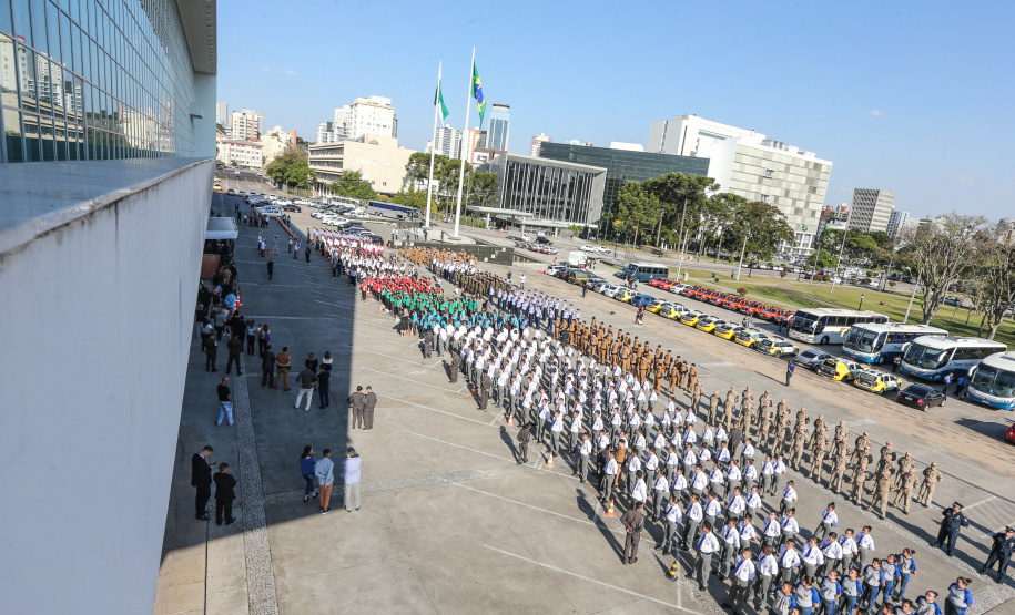 O governador Carlos Massa Ratinho Junior participa nesta sexta-feira (30) da Abertura da Semana da Pátria no Palácio Iguaçu, em Curitiba. 30/08/2019 -Foto: Geraldo Bubniak/AEN