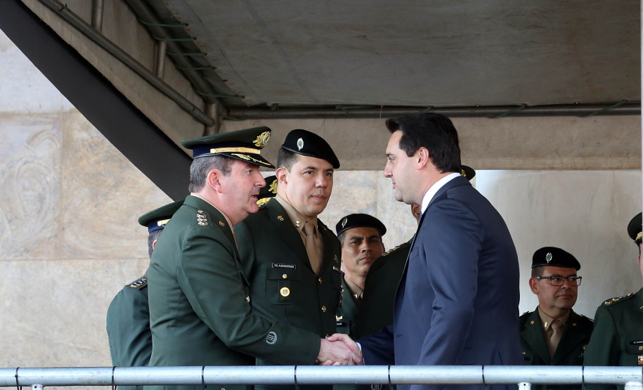 Governador Carlos Massa Ratinho Junior participa da abertura da Semana da Pátria.Foto Gilson Abreu/ANP