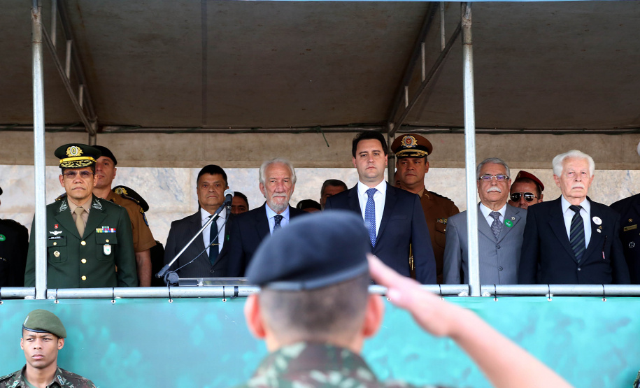 Governador Carlos Massa Ratinho Junior participa da abertura da Semana da Pátria.Foto Gilson Abreu/ANP