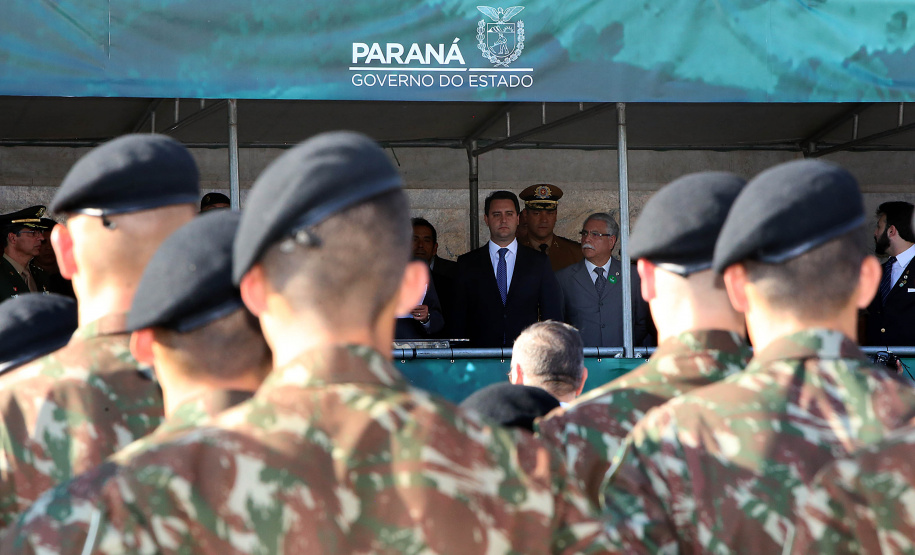Governador Carlos Massa Ratinho Junior participa da abertura da Semana da Pátria.Foto Gilson Abreu/ANP