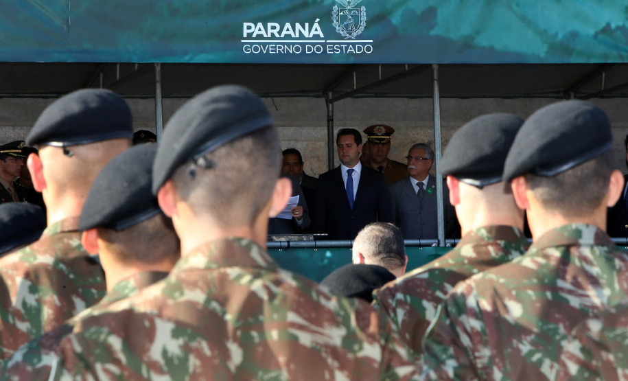 Governador Carlos Massa Ratinho Junior participa da abertura da Semana da Pátria.Foto Gilson Abreu/ANP