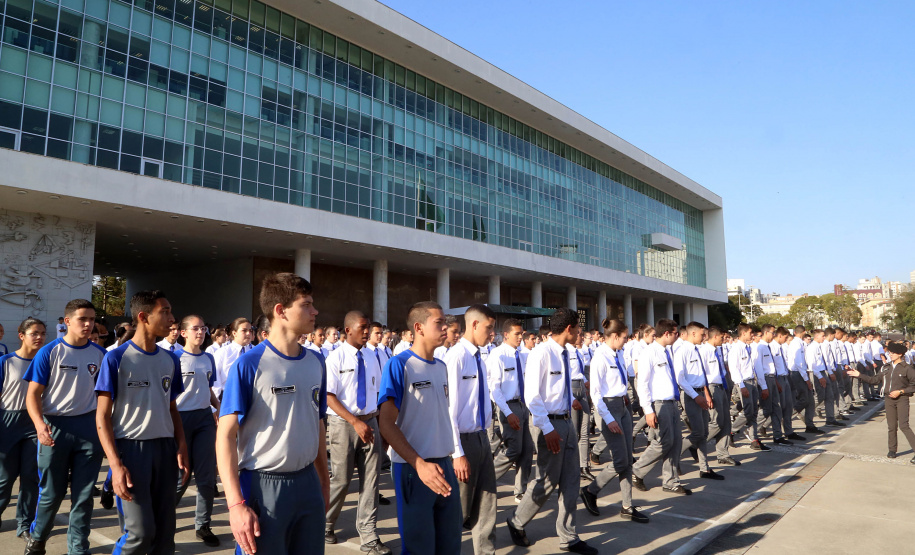 Governador Carlos Massa Ratinho Junior participa da abertura da Semana da Pátria.Foto Gilson Abreu/ANP