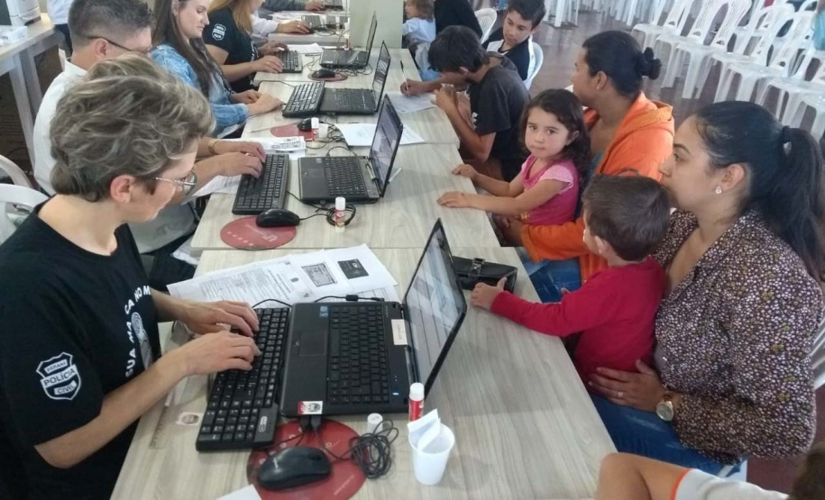 A feira de serviços ficou marcada por várias ações, mas uma em especial. Foto: Divulgação/SEJUF